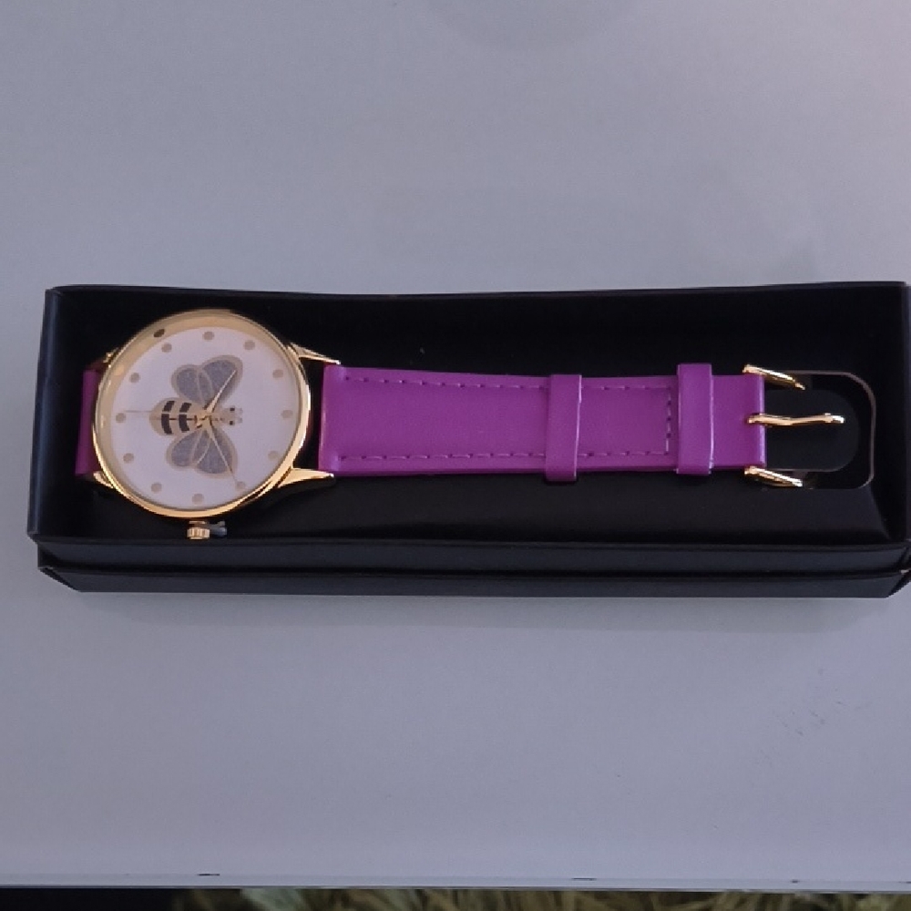 Avon Purple and Gold Women's Watch